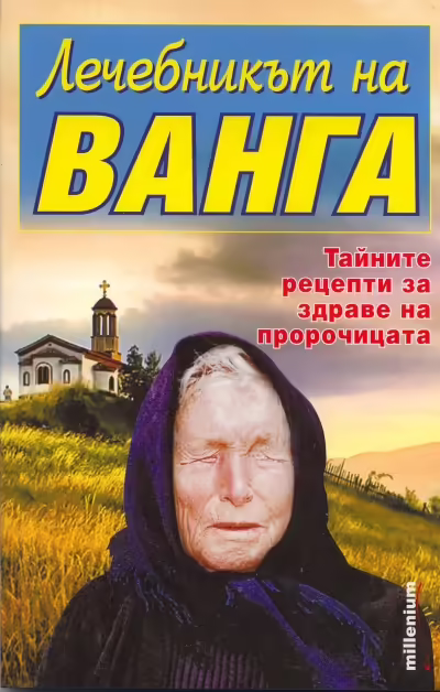 Корицата на Лечебникът на Ванга